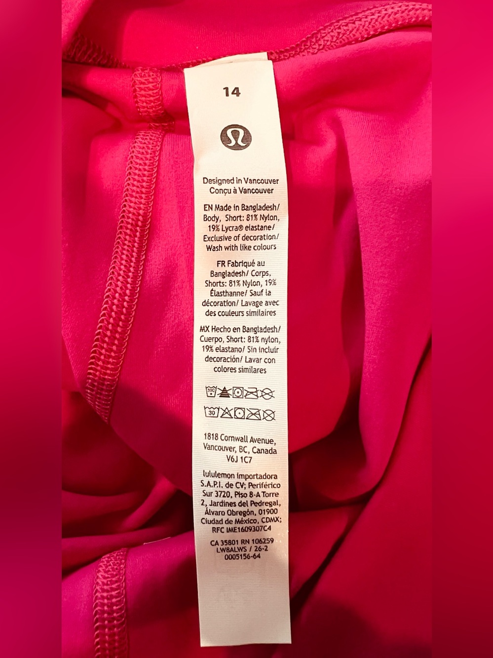 Lululemon Align High-Rise Skirt Pink Flare Size 14 NWT Nulu Skort - Picture 7 of 9